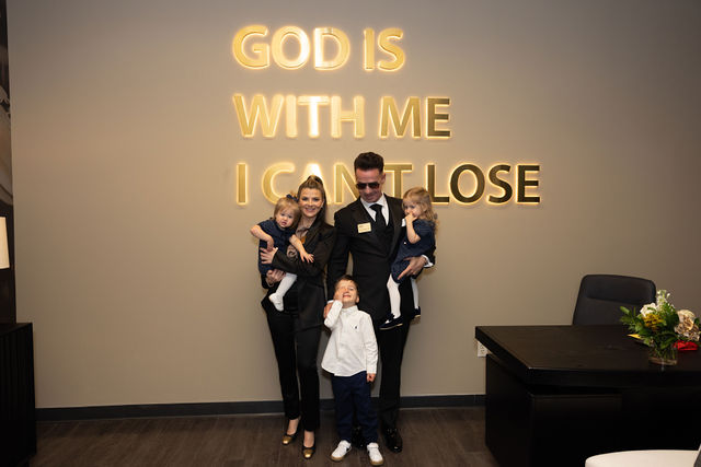 The Sorrentino family at The Archangel Centers grand opening The Sorrentino family at The Archangel Centers grand opening