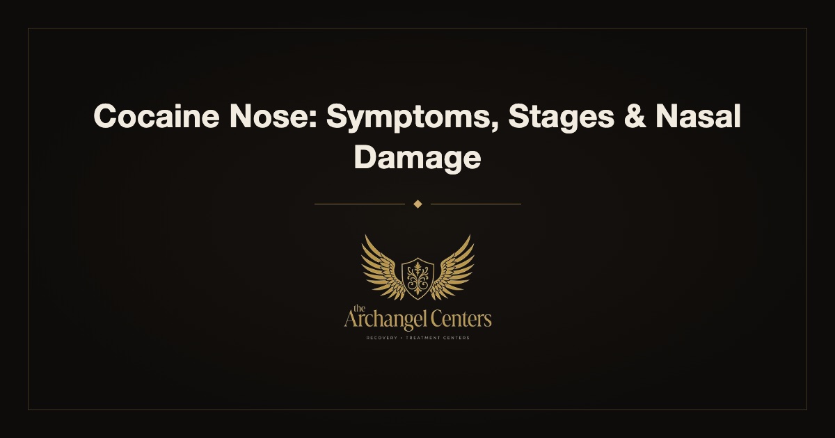 Cocaine Nose: Symptoms, Stages & Nasal Damage — The Archangel Centers