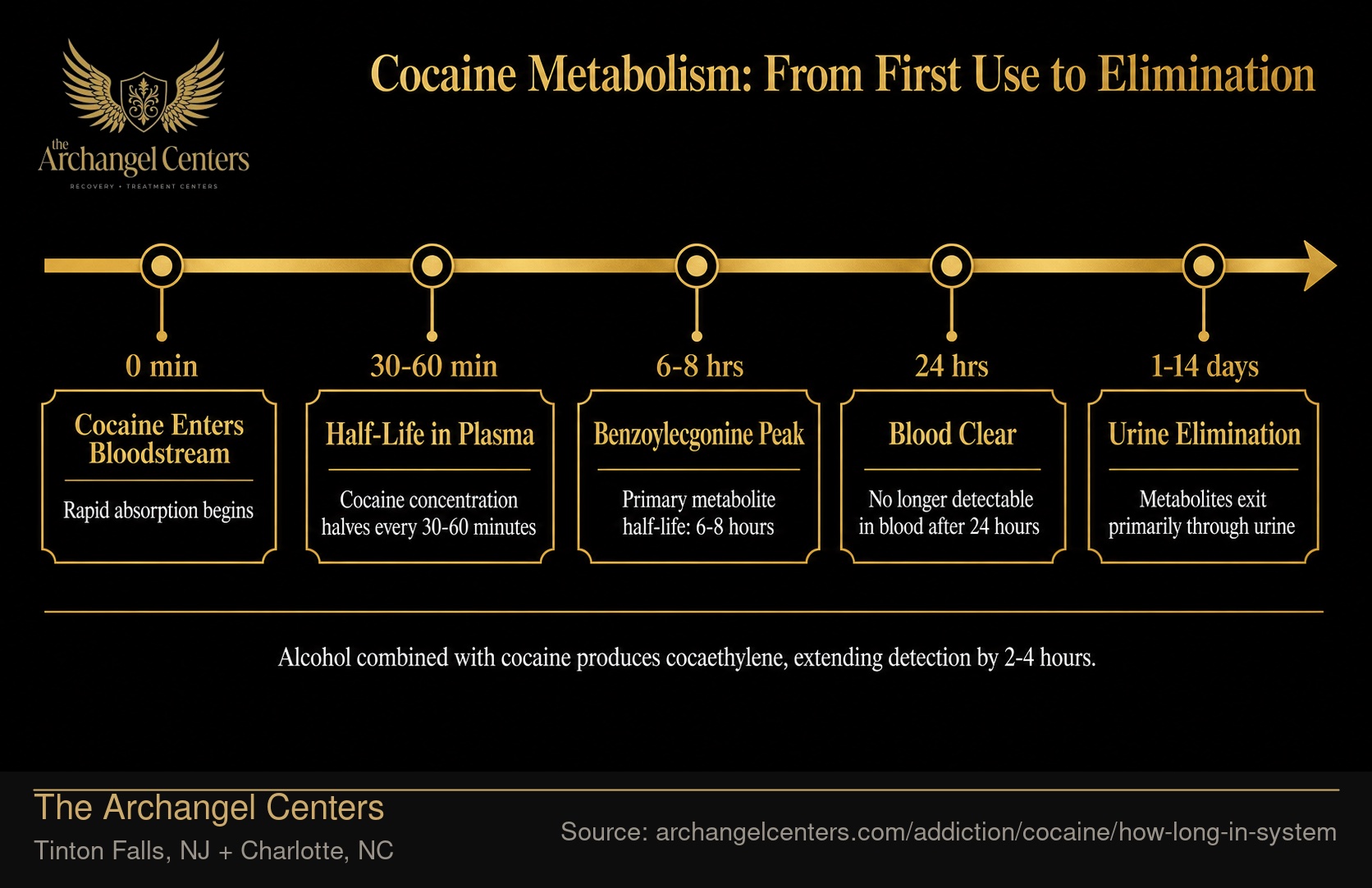 Cocaine Metabolism: From First Use to Elimination.