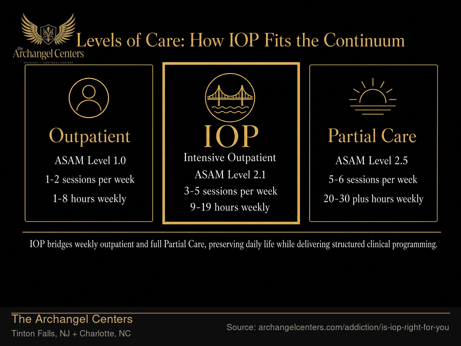 Levels of Care: How IOP Fits the Continuum.