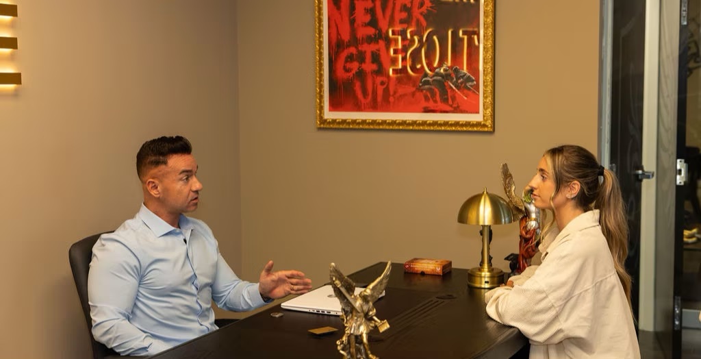 Mike and Lauren Sorrentino in the Situation Room at The Archangel Centers